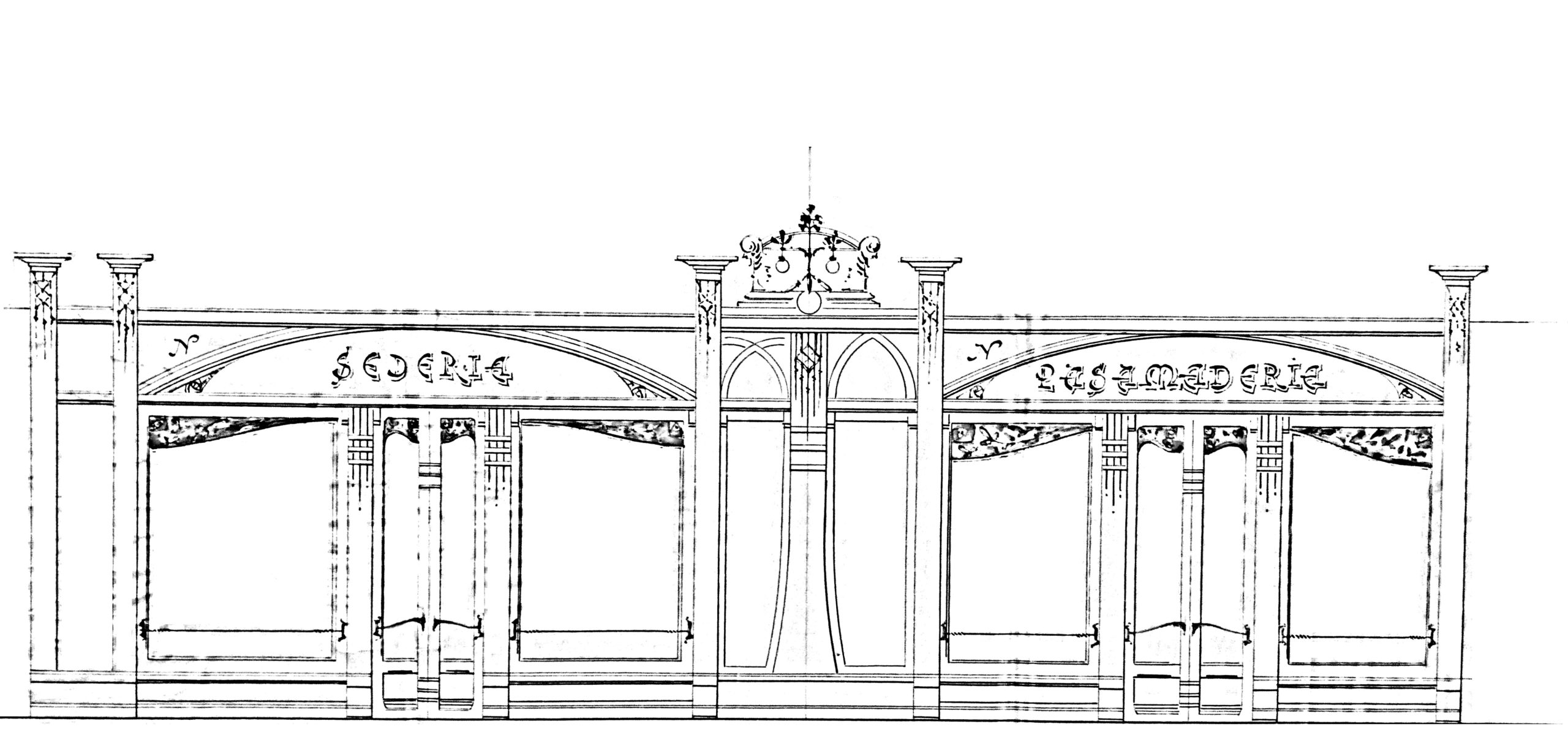 fachada_plano orignal_Archivo Municipal Ayto de Logroño